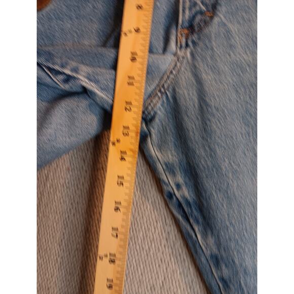 Riggs Workwear Vtg Wrangler Carpenter Jeans 36X34 Blue Fade Leather Trim Utility - Picture 11 of 13